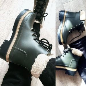 Marc Fisher Fairly lace up waterproof bootie